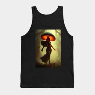 mushroom witch Tank Top